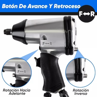 Foto 3 | Foto 3 | Llave De Impacto Pistola Neumática 1/2 Industria C/ 10 Dados Eo Safe Imports Esi-4410 Multicolor