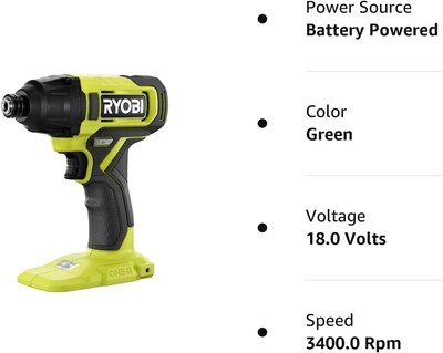 Foto 3 | Foto 3 | Taladro Inalámbrico Ryobi PCL235b color Verde