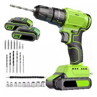 Foto 1 | Foto 1 | Taladro Percutor Sin Escobillas/ Destornillador/atornillador 26 Pzs. Eo Safe Imports Esi-9963 Verde