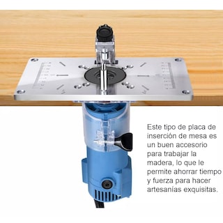 Foto 2 | Foto 2 | Mesa Router Multifuncional Inserto Placa Carpintería Eo Safe Imports Esi-10528 Plata