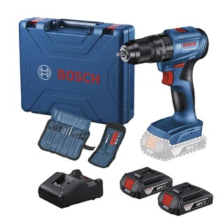 Foto 1 | Foto 1 | Rotomartillo 1/2'' Bosch Gsb 185-li 18v + 2 Baterías Maletín