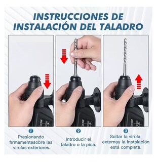 Foto 5 | Foto 5 | Rotomartillo Cincelador Lab.G Multifuncional Perforador Azul