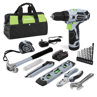 Foto 1 | Foto 1 | Juego De Herramientas Workpro, Destornillador Inalámbrico De 12 V Con Kit De 61 Piezas - Venta Internacional.