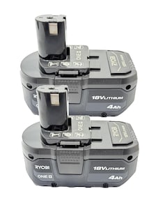 Foto 4 | Foto 4 | Batería Ryobi One+ de Iones de Litio de 18 V y 4,0 Ah de Alta Capacidad Paquete de 2 - Venta Internacional