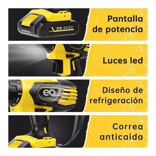 Foto 3 | Foto 3 | Taladro Atornillador Eo Safe Imports Esi-5938-1 Amarillo con 32 Piezas