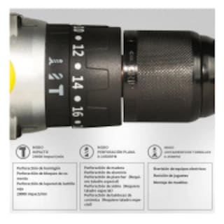 Foto 2 | Foto 2 | Taladro Atornillador De Impacto Inalámbrico Eo Safe Imports Esi-2742-1 Amarillo