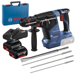 Foto 1 | Foto 1 | Rotomartillo Bosch Gbh 187-li + Set 3 Brocas + Cincel Plano