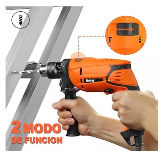 Foto 4 | Foto 4 | Kit Taladro Rotomartillo 1/2'' + Destornillador+ Pulidora 860w, Belug Naranja
