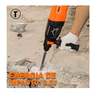 Foto 3 | Foto 3 | Rotomartillo Electroneumático Lab.G Rh910 800w De Potencia, Color Negro Naranja