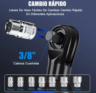 Foto 4 | Foto 4 | Llave de Impacto Inalámbrica Premium Xtellar 3/8'' con Luz Led