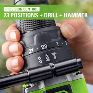 Foto 3 | Foto 3 | Perforador Percutor Greenworks 24 V Sin Escobillas 1/2 Con Mandril Metálico - Venta Internacional.