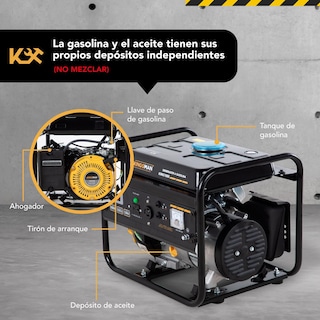 Foto 2 | Foto 2 | Generador Portátil Kingsman KING1000 color Negro a Gasolina 110 V 2.0 HP Corriente Eléctrica
