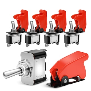 Foto 1 | Foto 1 | Interruptor Basculante Nilight 90014e 12 V 20 A Con Tapa Roja, Paquete De 5 - Venta Internacional.