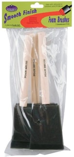 Foto 3 | Foto 3 | Brocha De Espuma Royal Brush Rfomw-3p, Paquete De 3, Color Oscuro, Surtido - Venta Internacional.