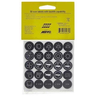 Foto 2 | Foto 2 | Kit De Etiquetas Con Interruptor Pulsador Blue Sea Systems 4230, Negro - Venta Internacional.