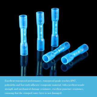 Foto 4 | Foto 4 | Conectores A Tope Termorretráctiles Frienda 1000 Unidades Awg 16-14 Azules - Venta Internacional.