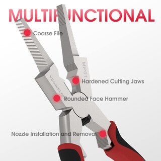 Foto 3 | Foto 3 | Pinzas De Soldadura Mig Yeswelder De 20 Cm, Antióxido, Con Cadena De Retención - Venta Internacional.