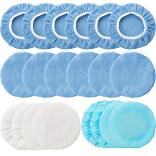 Foto 1 | Foto 1 | Almohadillas Pulidoras Para Coche Bonnet Orbital, 20 Unidades, 23 A 25 Cm - Venta Internacional.