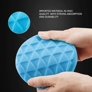 Foto 3 | Foto 3 | Kit De Almohadillas De Pulido Spta De 10 Piezas De 7 Pulgadas Con Placa Trasera Para Coche - Venta Internacional.