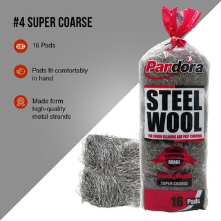 Foto 5 | Foto 5 | Almohadillas Extra Gruesas De Lana De Acero Pandora #4 Grado 48 - Venta Internacional.