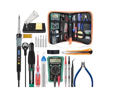 Foto 1 | Foto 1 | Kit de Soldador Eléctrico 90w Malubero Multicolor Multímetro con Bomba Desoldadora
