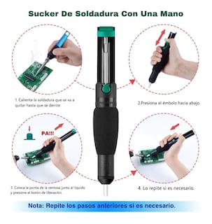 Foto 2 | Foto 2 | Kit de Soldador Eléctrico 90w Malubero Multicolor Multímetro con Bomba Desoldadora