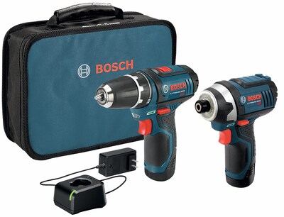 Foto 2 | Foto 2 | Kit Combinado De Taladro/destornillador Inalámbrico Y Destornillador De Impacto 12v Bosch - Venta Internacional.