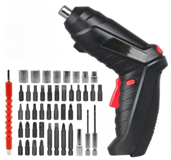 Foto 1 | Foto 1 | Xtellar Taladro Destornillador Eléctrico Inalámbrico 3.6v Juego De 47 Piezas Con Luz Led Integrada