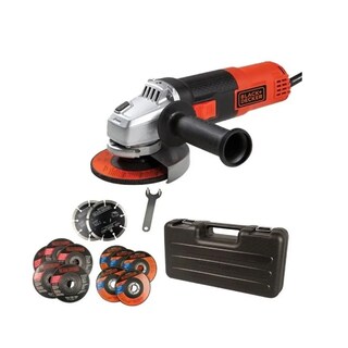 Foto 1 | Foto 1 | Mini Esmeriladora más 12 Discos Black y Decker Corte Segmentado y Estuche
