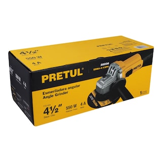 Foto 2 | Foto 2 | Esmeriladora Angular de 4-1/2'' 550 W Pretul Esma-4-1/2p5 color Amarillo