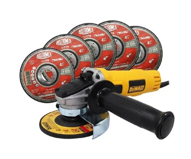 Foto 1 | Foto 1 | Mini esmeriladora DeWALT DWE4020 De 4 1/2 800 W + 6 Discos