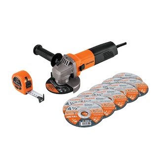 Foto 1 | Foto 1 | Esmeriladora Truper color Naranja 4-1/2 Pulgadas 750 W + 10 Discos y Flexómetro