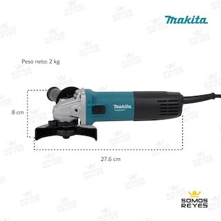 Foto 3 | Foto 3 | Mini Esmeriladora Makita 4 1/2 In Profesional 850w Esmeril