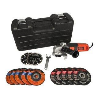 Foto 2 | Foto 2 | Mini Esmeriladora Black+Decker G720K12 más 12 Discos de Corte Segmentado y Estuche