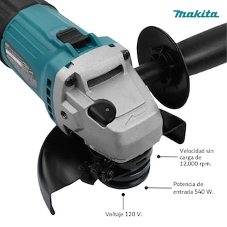 Foto 6 | Foto 6 | Esmeriladora Angular 4 1/2 540w Makita M0901b color Azul