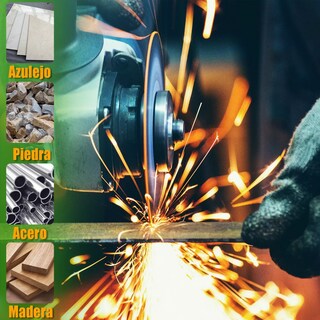 Foto 2 | Foto 2 | Esmeriladora Angular 910w Profesional 15 Pzs. Eo Safe Imports Esi-9337 Verde