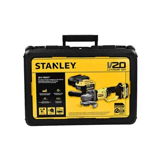 Foto 4 | Foto 4 | Miniesmeriladora Stanley G400M2K-B3 Amarillo 4.1/2 20v 9000rpm Bat CA