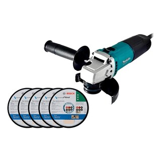 Foto 1 | Foto 1 | Miniesmeriladora Makita de 540 w con 5 Discos de Corte Bosch