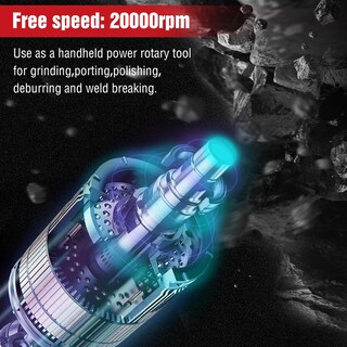 Foto 6 | Foto 6 | Amoladora Neumática Workpro 1/4 De Pulgada 20000 Rpm 90° - Venta Internacional.