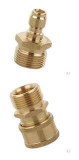 Foto 1 | Foto 1 | Hidrolavadora Eléctrica Conector De Manguera De Lavadora A Presión M22x1.5mm De 4