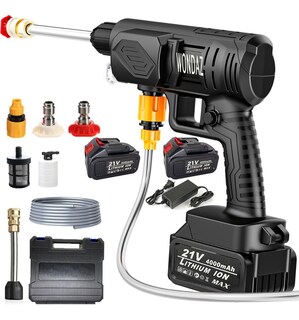 Foto 1 | Foto 1 | Pistola De Lavado De Coche Inalámbrico Alta Presión 2 Pilas, Para Hidrolavadora Electrica