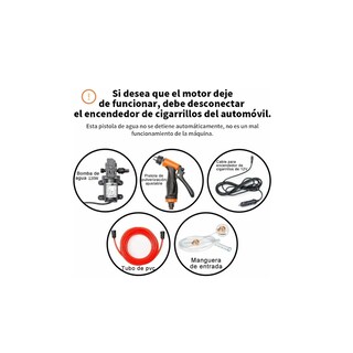 Foto 2 | Foto 2 | Limpiador Portátil Alta Presión Pistola Hidrolavadora