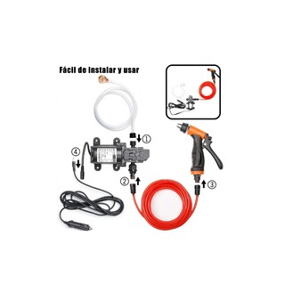 Foto 3 | Foto 3 | Limpiador Portátil Alta Presión Pistola Hidrolavadora