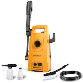 Foto 1 | Foto 1 | Hidrolavadora Eléctrica Kingsman HIDROKING1500 color Amarillo 1500 Psi 1400w + Accesorios