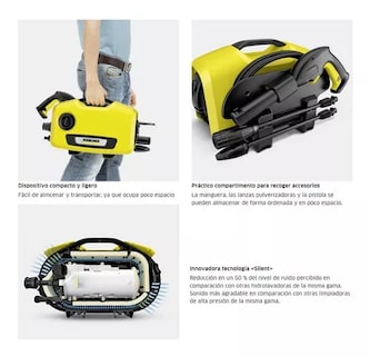 Foto 5 | Foto 5 | Hidrolavadora Karcher K25 Silent 1600 Psi color Amarillo