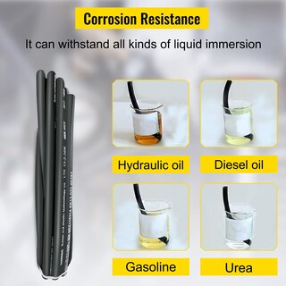 Foto 5 | Foto 5 | Manguera Hidráulica Vevor De Goma De 50 Pies Con 2 Alambres De Acero Trenzados De 5000 Psi - Venta Internacional.