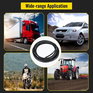 Foto 7 | Foto 7 | Manguera Hidráulica Vevor De Goma De 50 Pies Con 2 Alambres De Acero Trenzados De 5000 Psi - Venta Internacional.