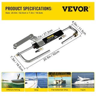 Foto 7 | Foto 7 | Kit De Dirección Hidráulica Vevor 90hp Fueraborda Hidráulico - Venta Internacional.