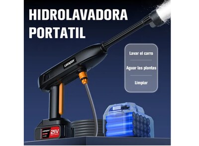 Foto 3 | Foto 3 | Xtellar Hidrolavadora Inalámbrica Eléctrica Portátil 6 En 1, Potente Y Multifuncional