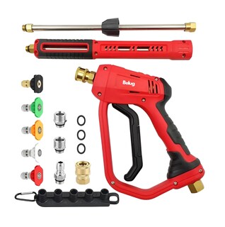 Foto 1 | Foto 1 | Eléctrico Hidrolavadora Pistola De Lavado Coches Inalámbrico Rojo